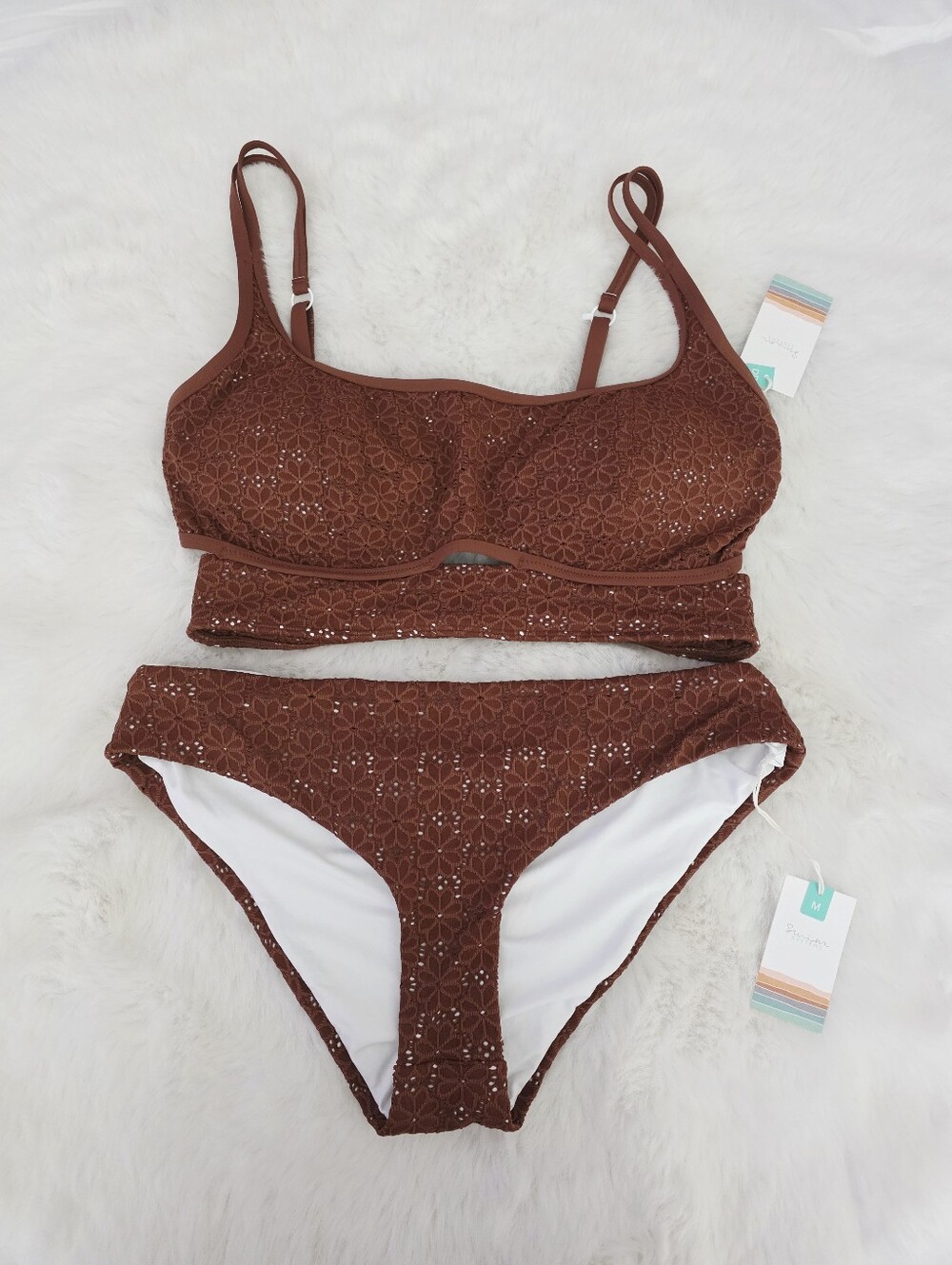 SWIM SYSTEMS🏝 Kaia Bikini Top & Hazel Hipster SIZE DD-CUP/M HIPSTER
